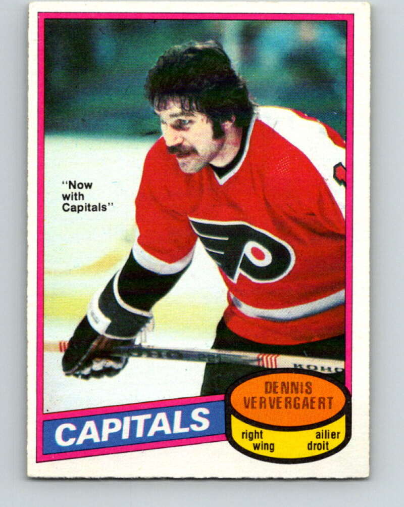 1980-81 O-Pee-Chee #99 Dennis Ververgaert Washington Capitals V38019