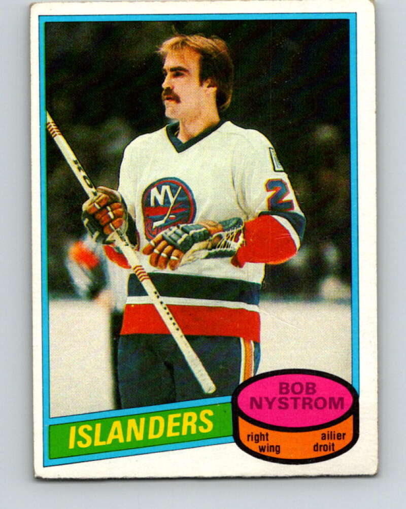 1980-81 O-Pee-Chee #102 Bob Nystrom New York Islanders V38040