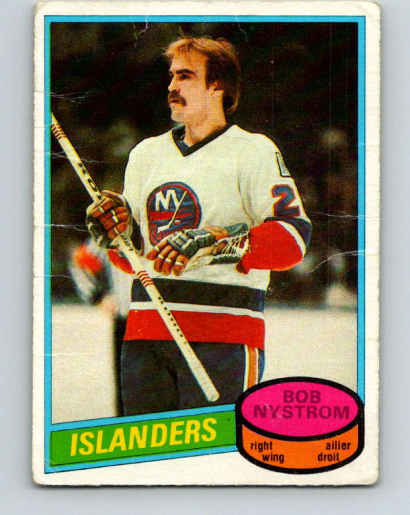 1980-81 O-Pee-Chee #102 Bob Nystrom New York Islanders V38043