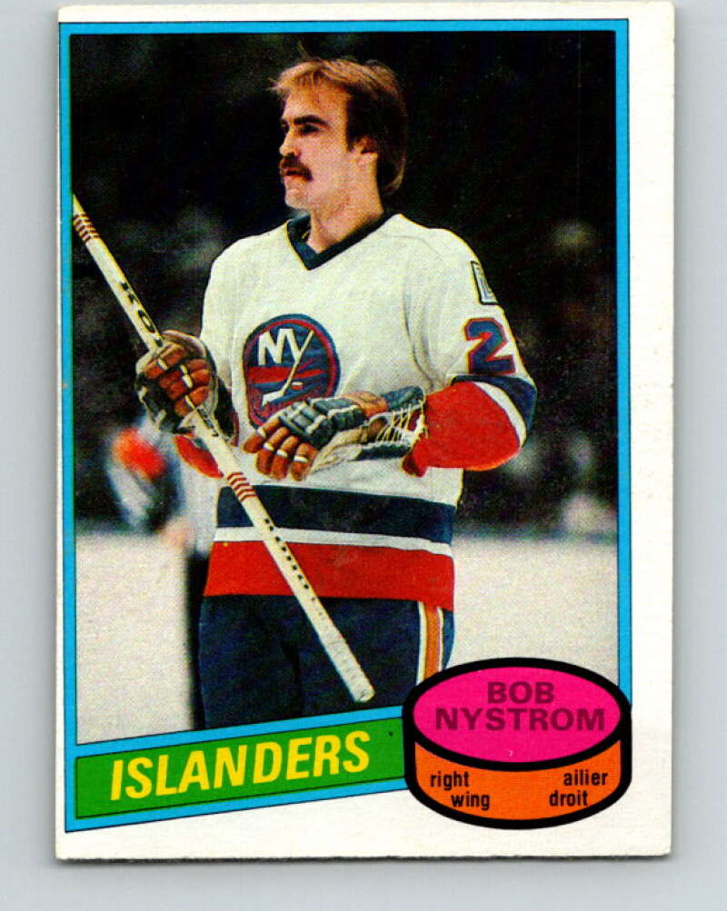 1980-81 O-Pee-Chee #102 Bob Nystrom New York Islanders V38045