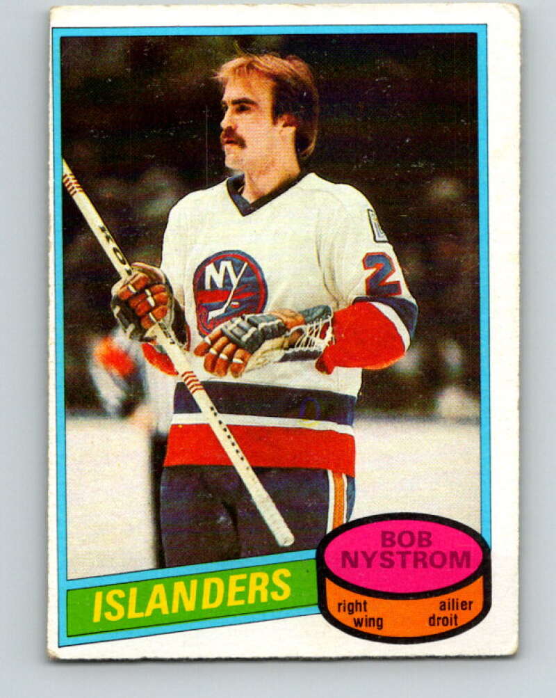 1980-81 O-Pee-Chee #102 Bob Nystrom New York Islanders V38046