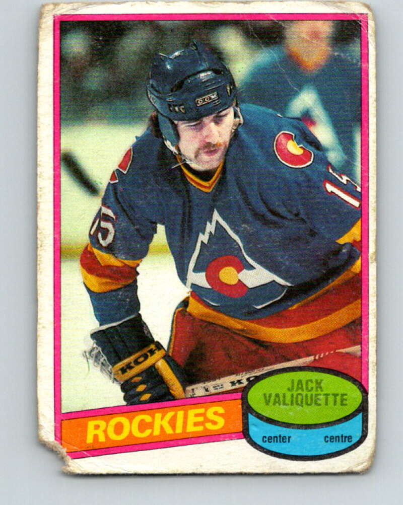 1980-81 O-Pee-Chee #108 Jack Valiquette Colorado Rockies V38103