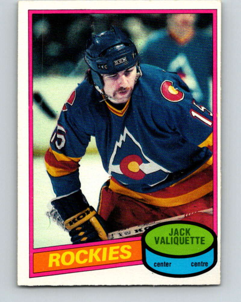 1980-81 O-Pee-Chee #108 Jack Valiquette Colorado Rockies V38108