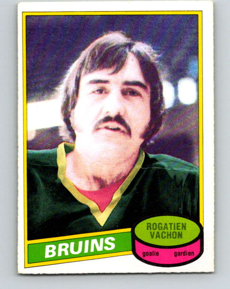 1980-81 O-Pee-Chee #110 Rogie Vachon Boston Bruins V38119
