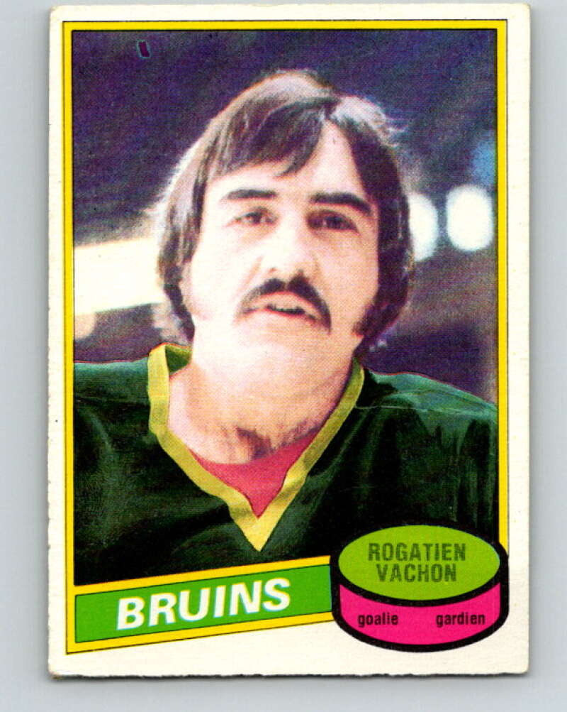 1980-81 O-Pee-Chee #110 Rogie Vachon Boston Bruins V38122