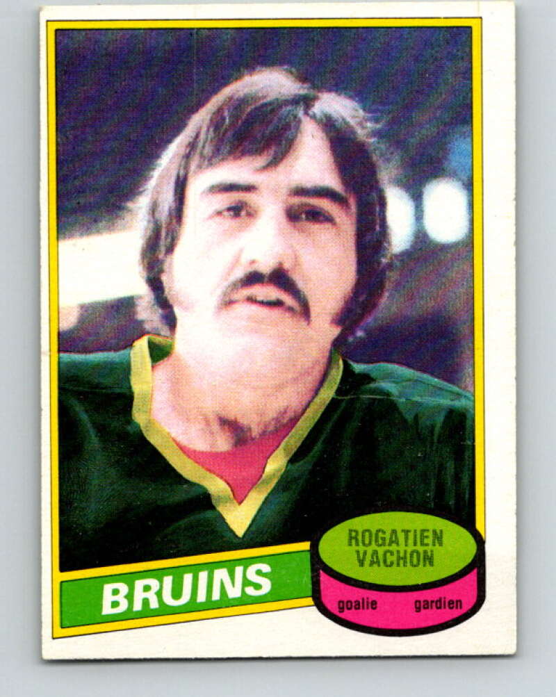 1980-81 O-Pee-Chee #110 Rogie Vachon Boston Bruins V38125