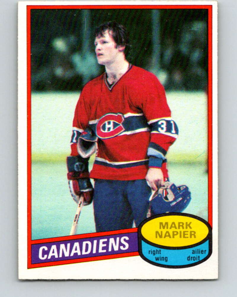1980-81 O-Pee-Chee #111 Mark Napier Montreal Canadiens V38127