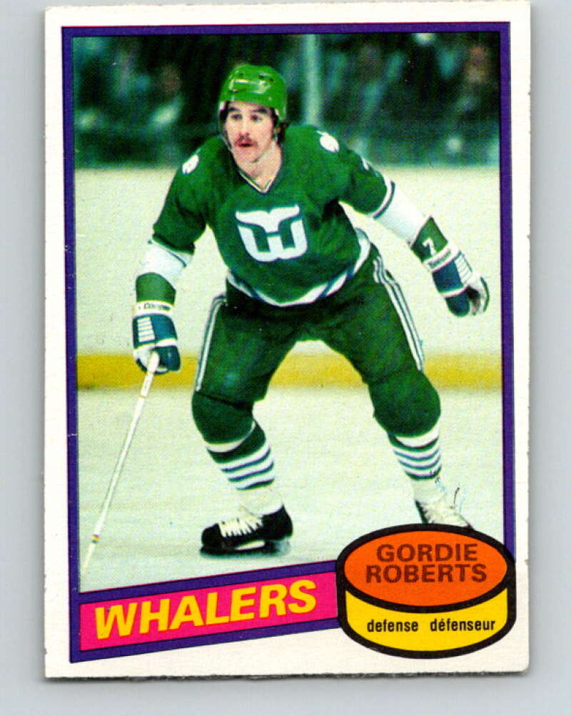 1980-81 O-Pee-Chee #112 Gordie Roberts Hartford Whalers V38134