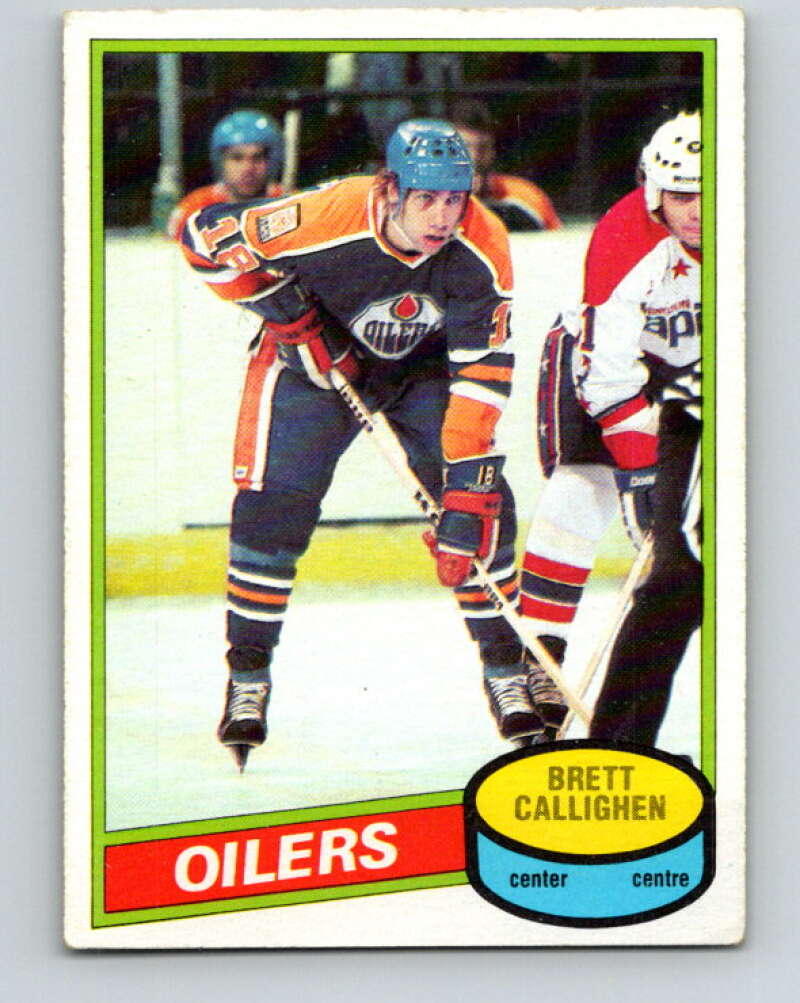 1980-81 O-Pee-Chee #114 Brett Callighen Edmonton Oilers V38166
