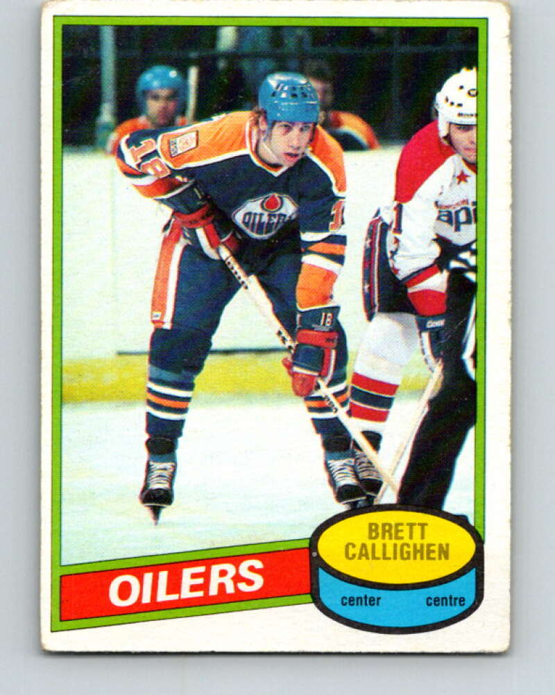 1980-81 O-Pee-Chee #114 Brett Callighen Edmonton Oilers V38170