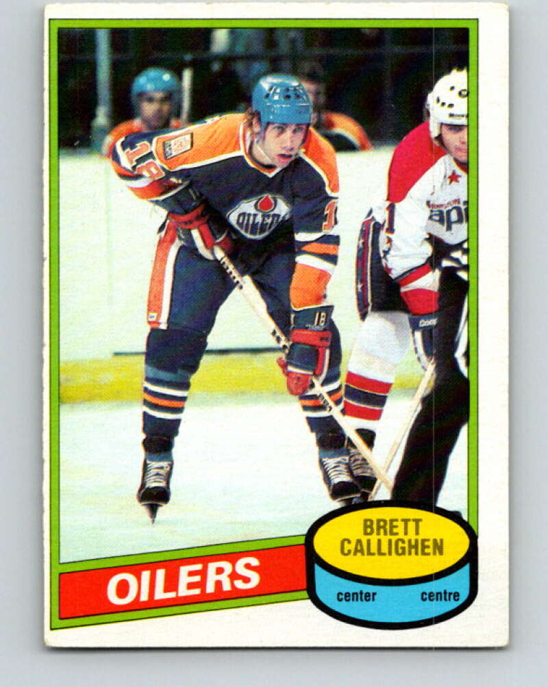 1980-81 O-Pee-Chee #114 Brett Callighen Edmonton Oilers V38171