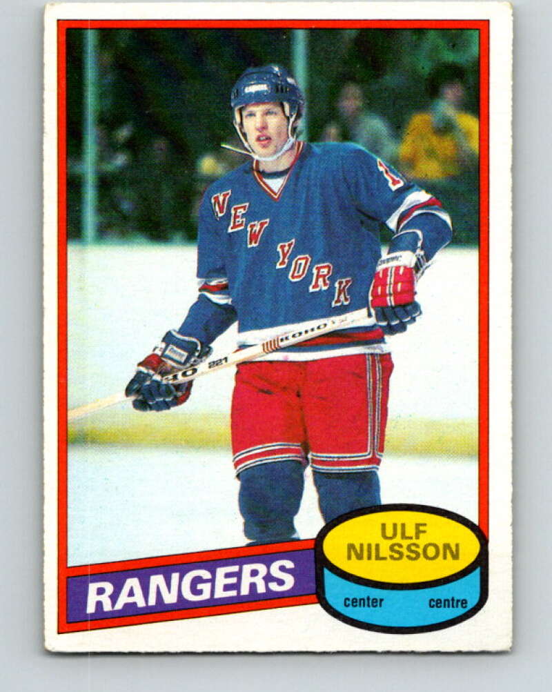 1980-81 O-Pee-Chee #116 Ulf Nilsson New York Rangers V38185