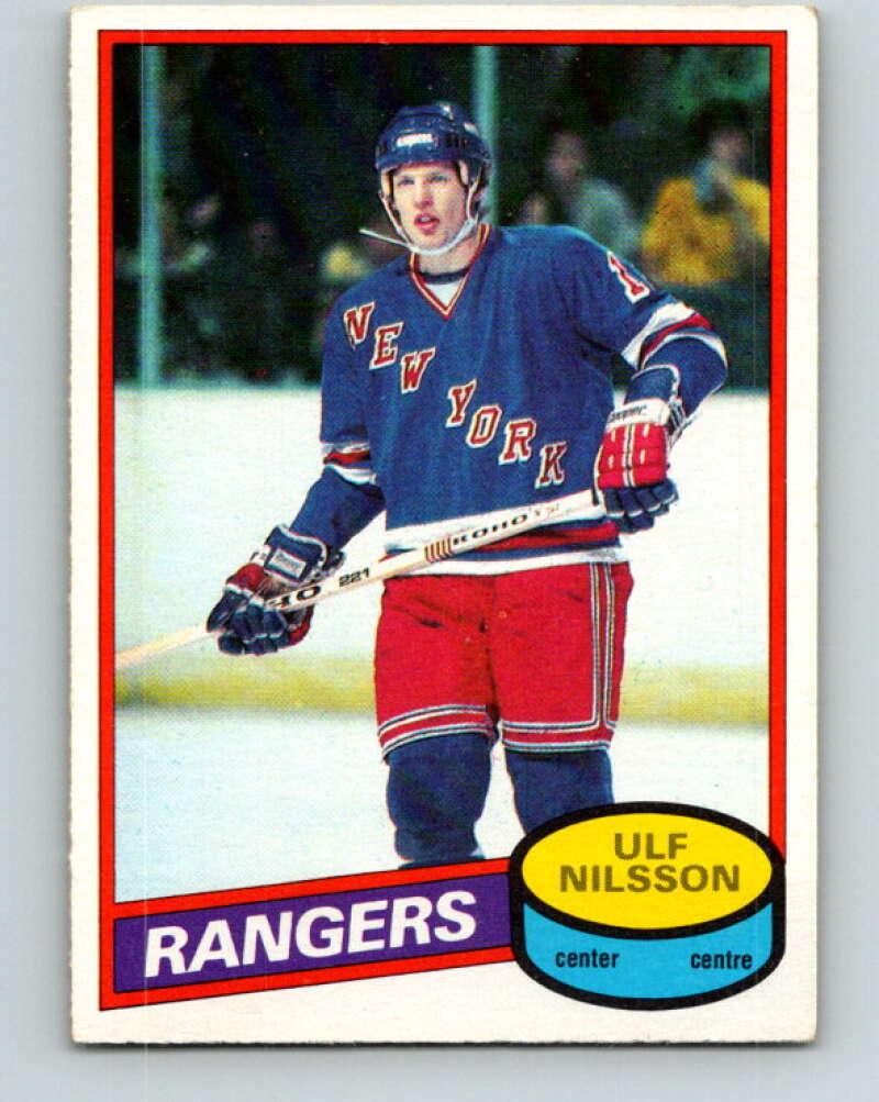 1980-81 O-Pee-Chee #116 Ulf Nilsson New York Rangers V38186