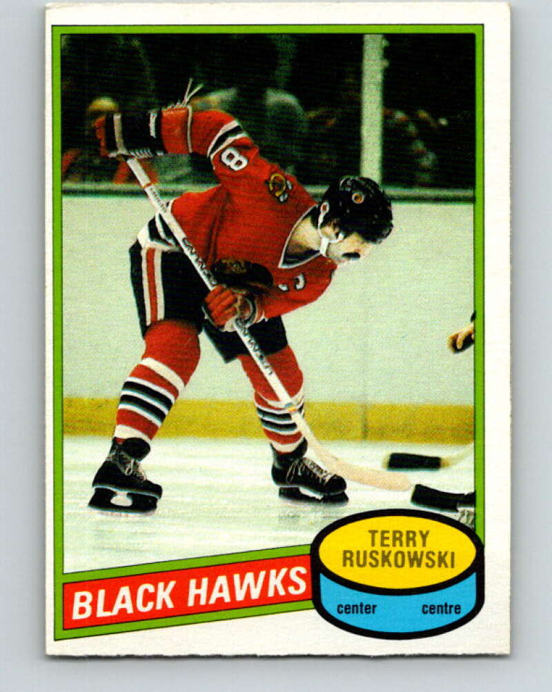1980-81 O-Pee-Chee #119 Terry Ruskowski Chicago Blackhawks V38211