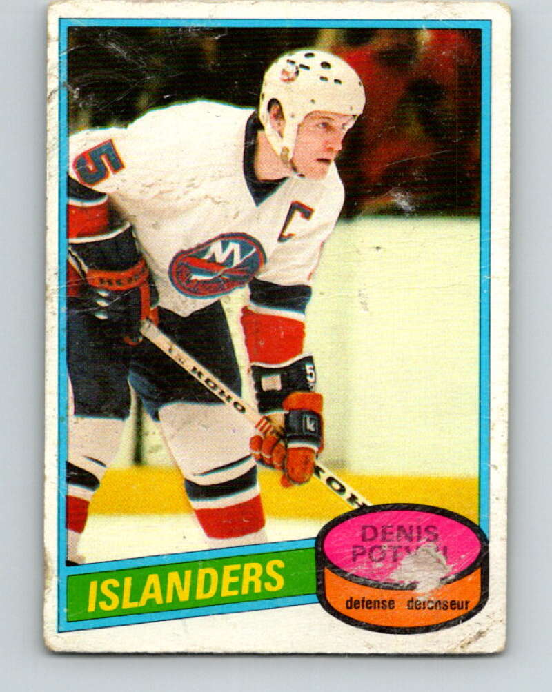 1980-81 O-Pee-Chee #120 Denis Potvin New York Islanders V38229