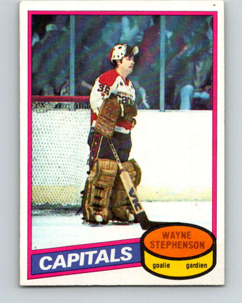 1980-81 O-Pee-Chee #121 Wayne Stephenson Washington Capitals V38235