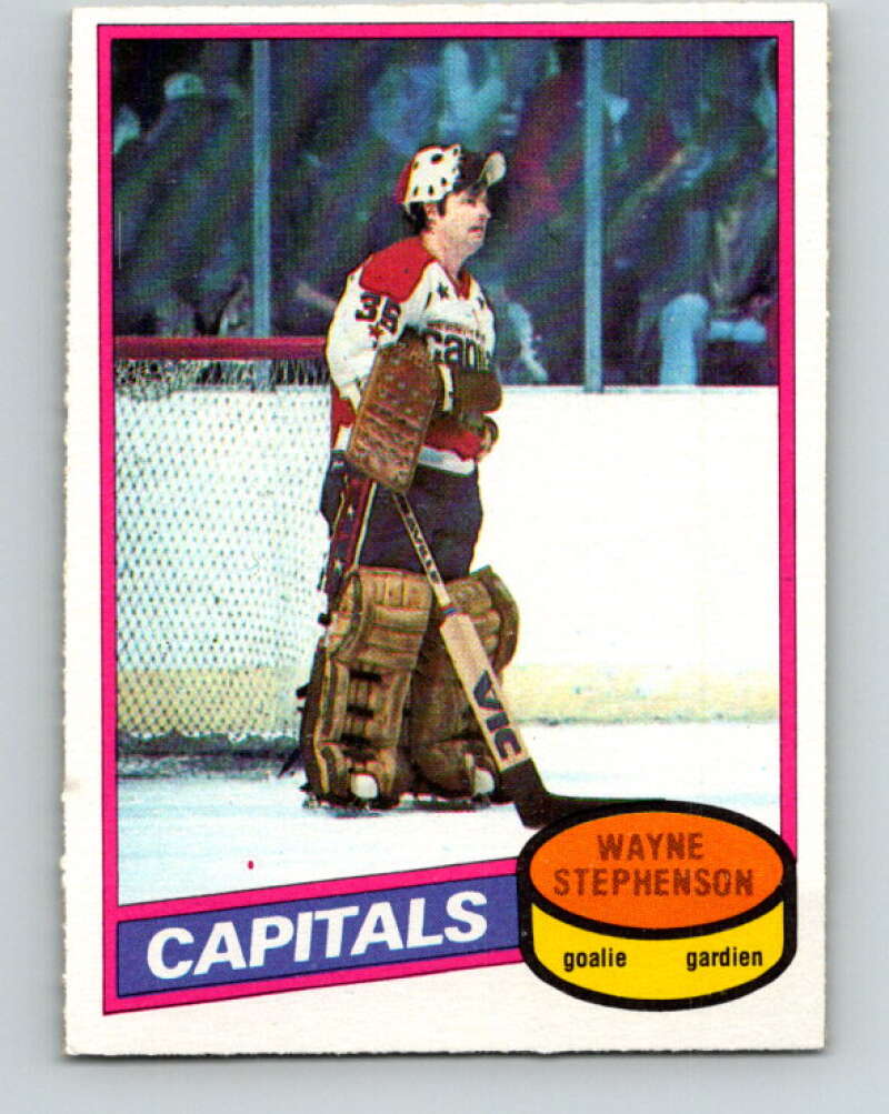 1980-81 O-Pee-Chee #121 Wayne Stephenson Washington Capitals V38236