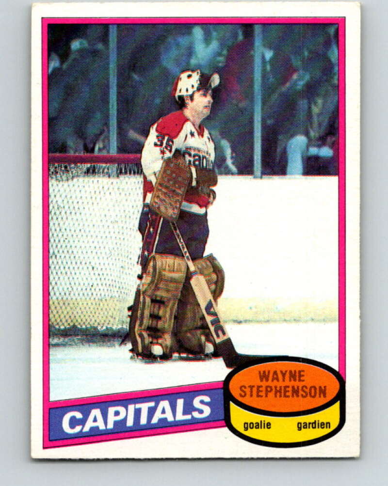 1980-81 O-Pee-Chee #121 Wayne Stephenson Washington Capitals V38237