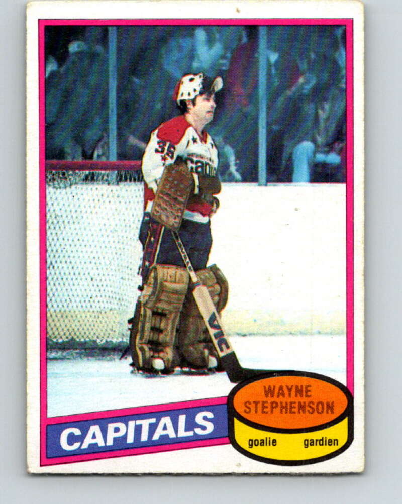 1980-81 O-Pee-Chee #121 Wayne Stephenson Washington Capitals V38238