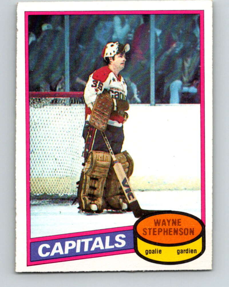1980-81 O-Pee-Chee #121 Wayne Stephenson Washington Capitals V38241