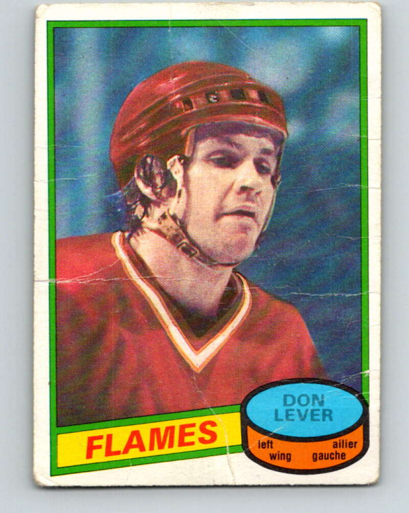 1980-81 O-Pee-Chee #124 Don Lever Calgary Flames V38250
