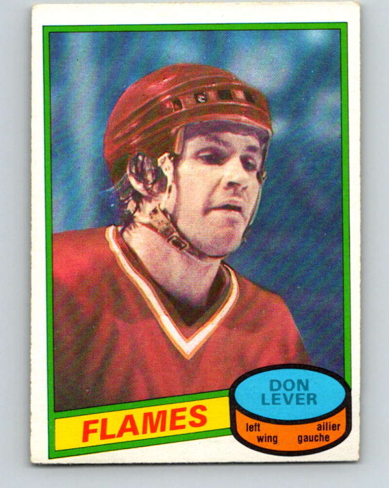 1980-81 O-Pee-Chee #124 Don Lever Calgary Flames V38251