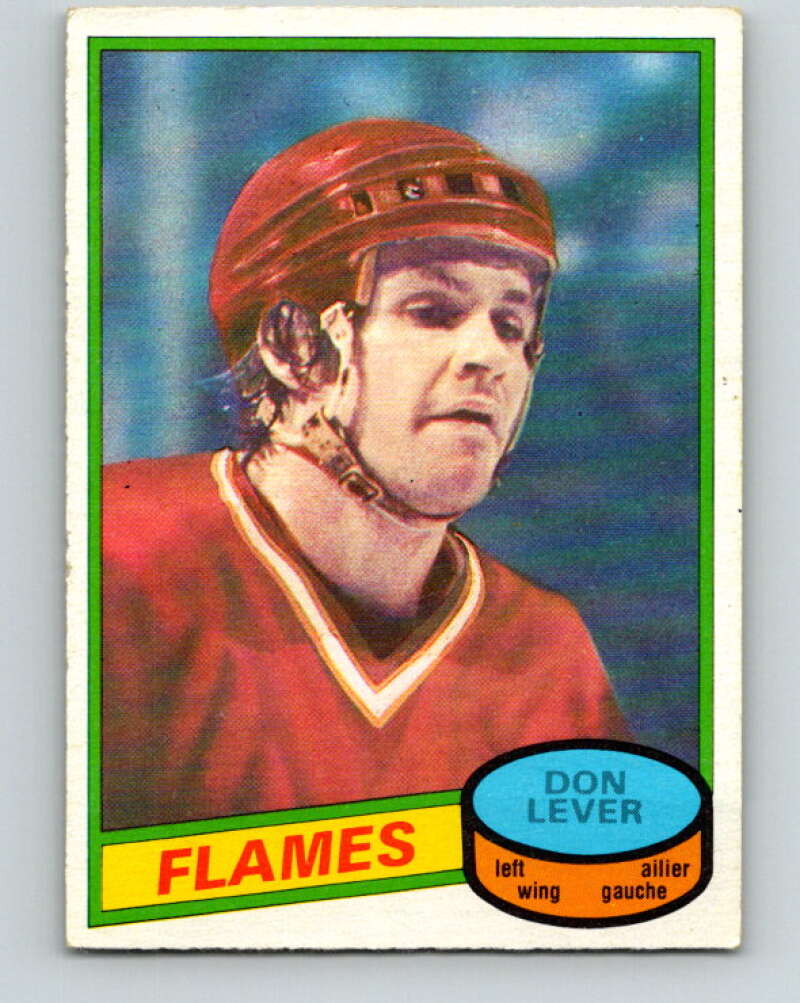 1980-81 O-Pee-Chee #124 Don Lever Calgary Flames V38256