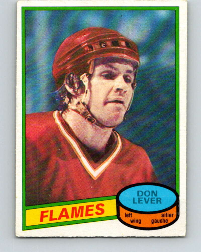 1980-81 O-Pee-Chee #124 Don Lever Calgary Flames V38257