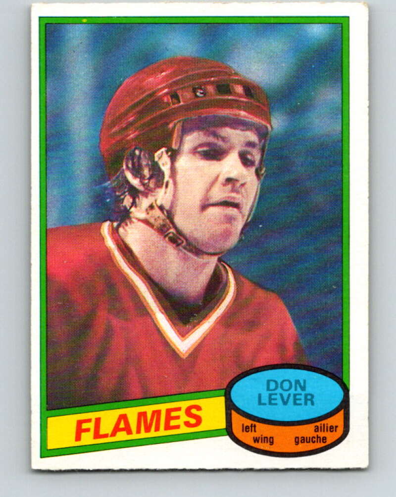 1980-81 O-Pee-Chee #124 Don Lever Calgary Flames V38259