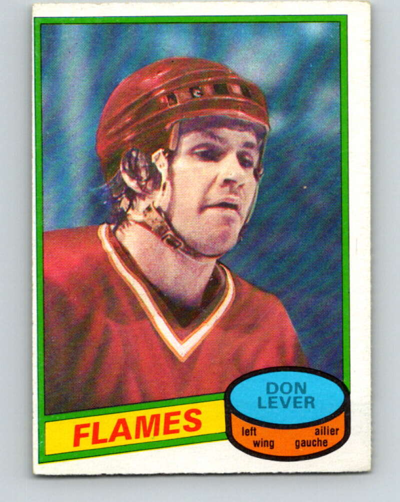 1980-81 O-Pee-Chee #124 Don Lever Calgary Flames V38260
