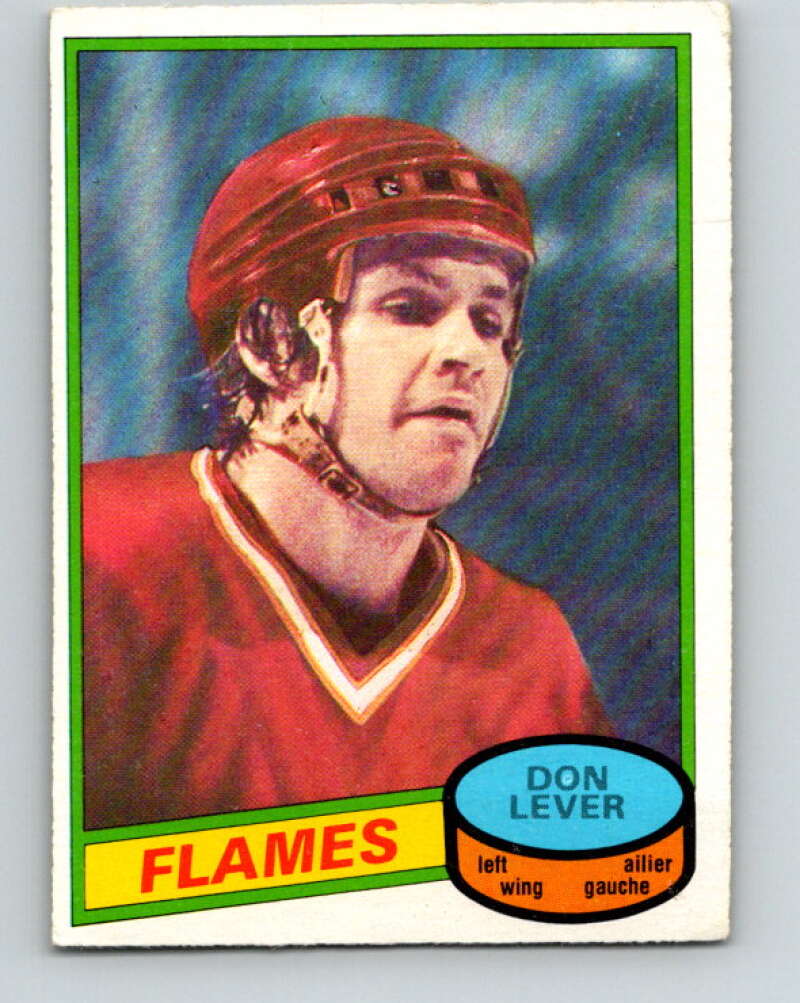 1980-81 O-Pee-Chee #124 Don Lever Calgary Flames V38261