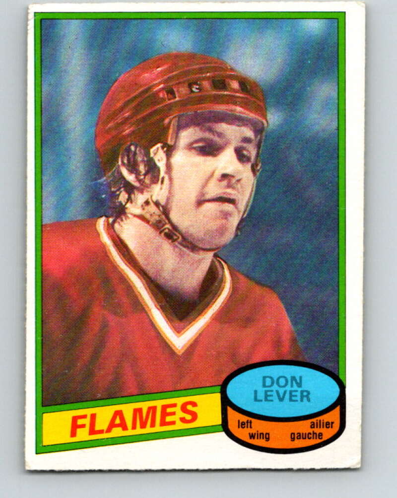 1980-81 O-Pee-Chee #124 Don Lever Calgary Flames V38262