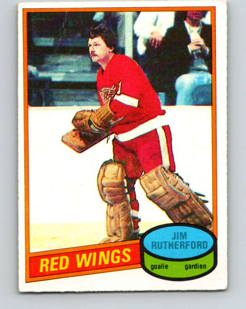 1980-81 O-Pee-Chee #125 Jim Rutherford Detroit Red Wings V38268