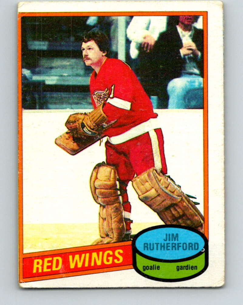 1980-81 O-Pee-Chee #125 Jim Rutherford Detroit Red Wings V38273