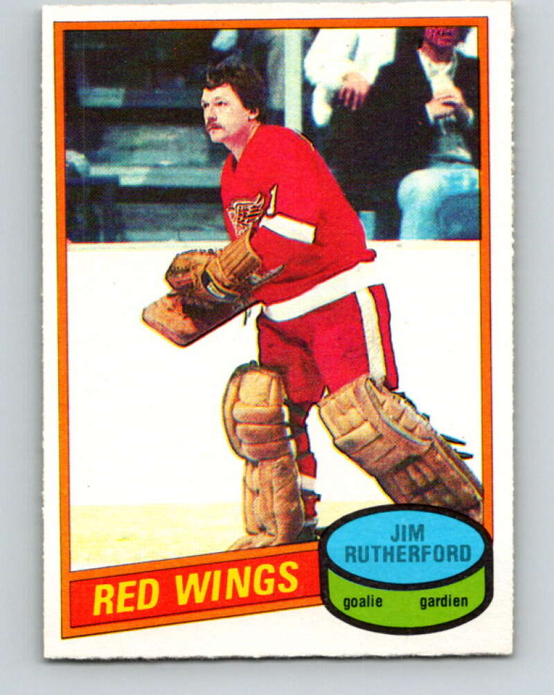 1980-81 O-Pee-Chee #125 Jim Rutherford Detroit Red Wings V38274