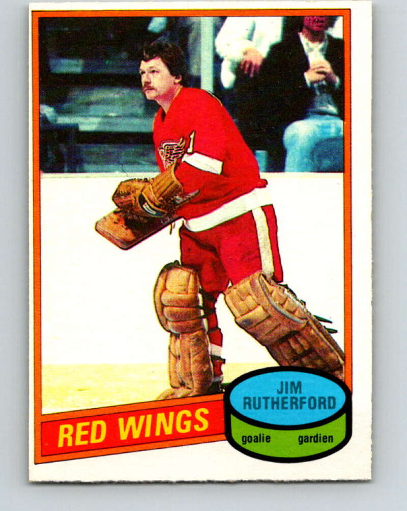 1980-81 O-Pee-Chee #125 Jim Rutherford Detroit Red Wings V38275