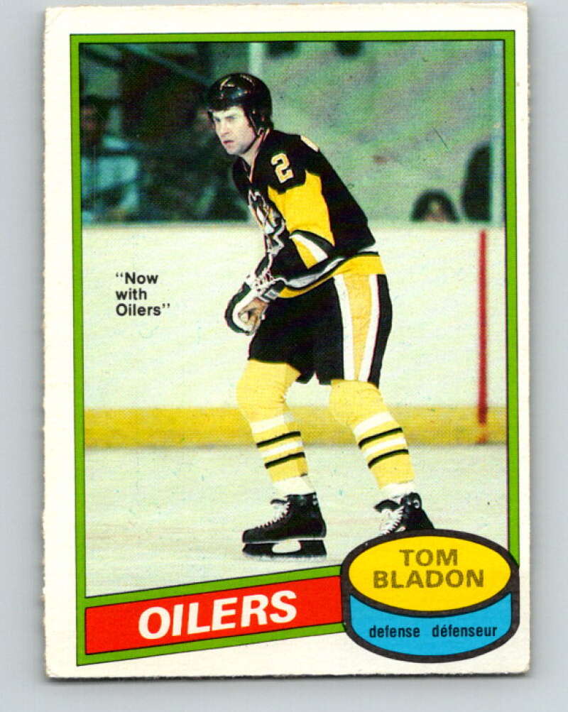 1980-81 O-Pee-Chee #135 Tom Bladon Edmonton Oilers V38371