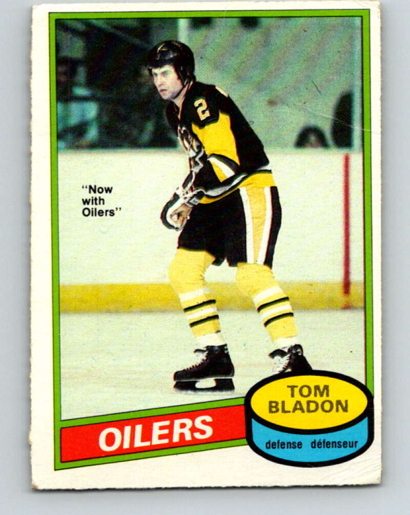 1980-81 O-Pee-Chee #135 Tom Bladon Edmonton Oilers V38376