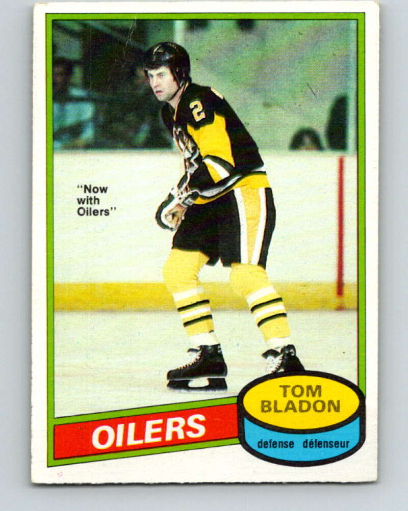 1980-81 O-Pee-Chee #135 Tom Bladon Edmonton Oilers V38380