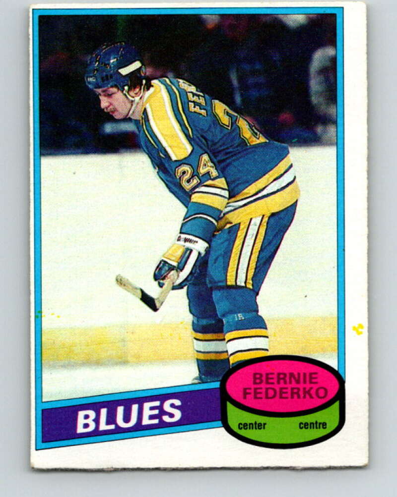 1980-81 O-Pee-Chee #136 Bernie Federko St. Louis Blues V38383
