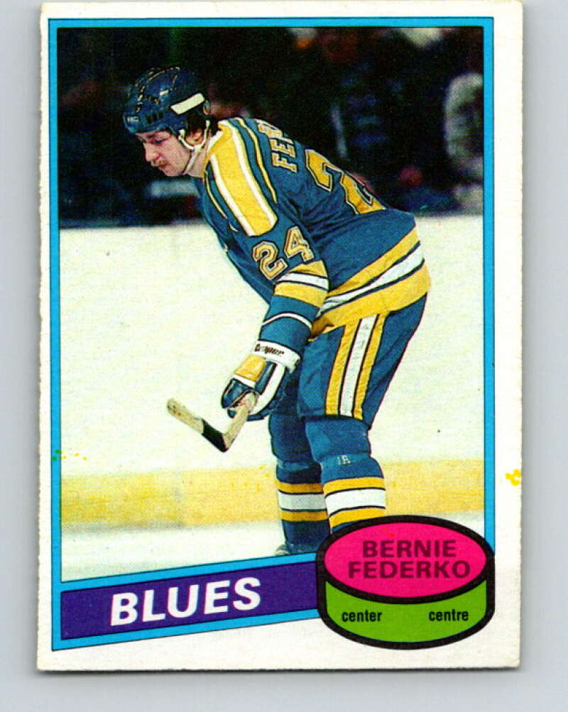 1980-81 O-Pee-Chee #136 Bernie Federko St. Louis Blues V38387