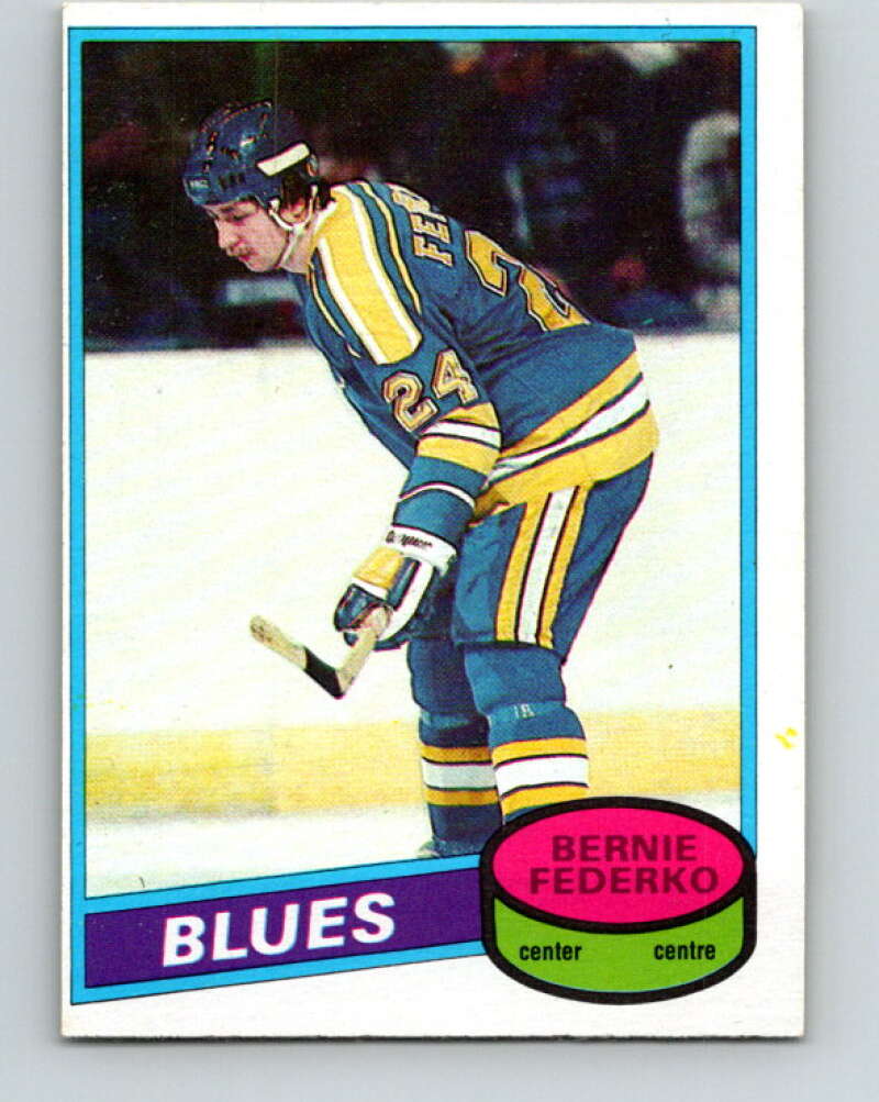 1980-81 O-Pee-Chee #136 Bernie Federko St. Louis Blues V38388