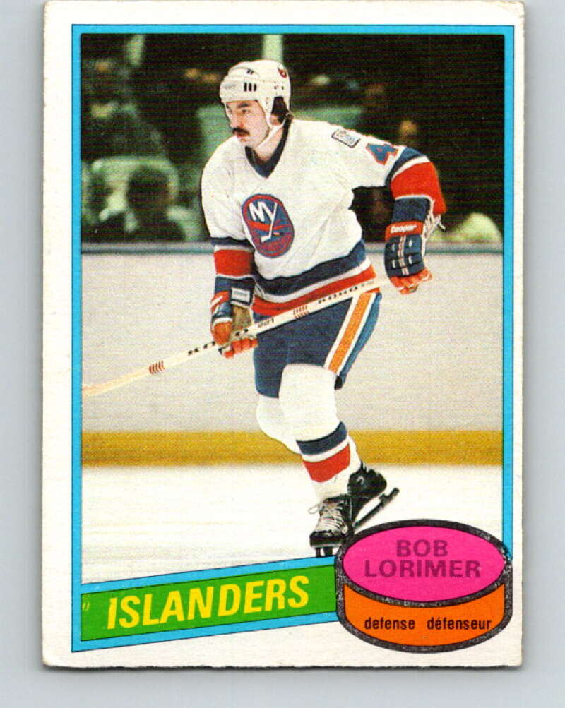 1980-81 O-Pee-Chee #138 Bob Lorimer New York Islanders V38402