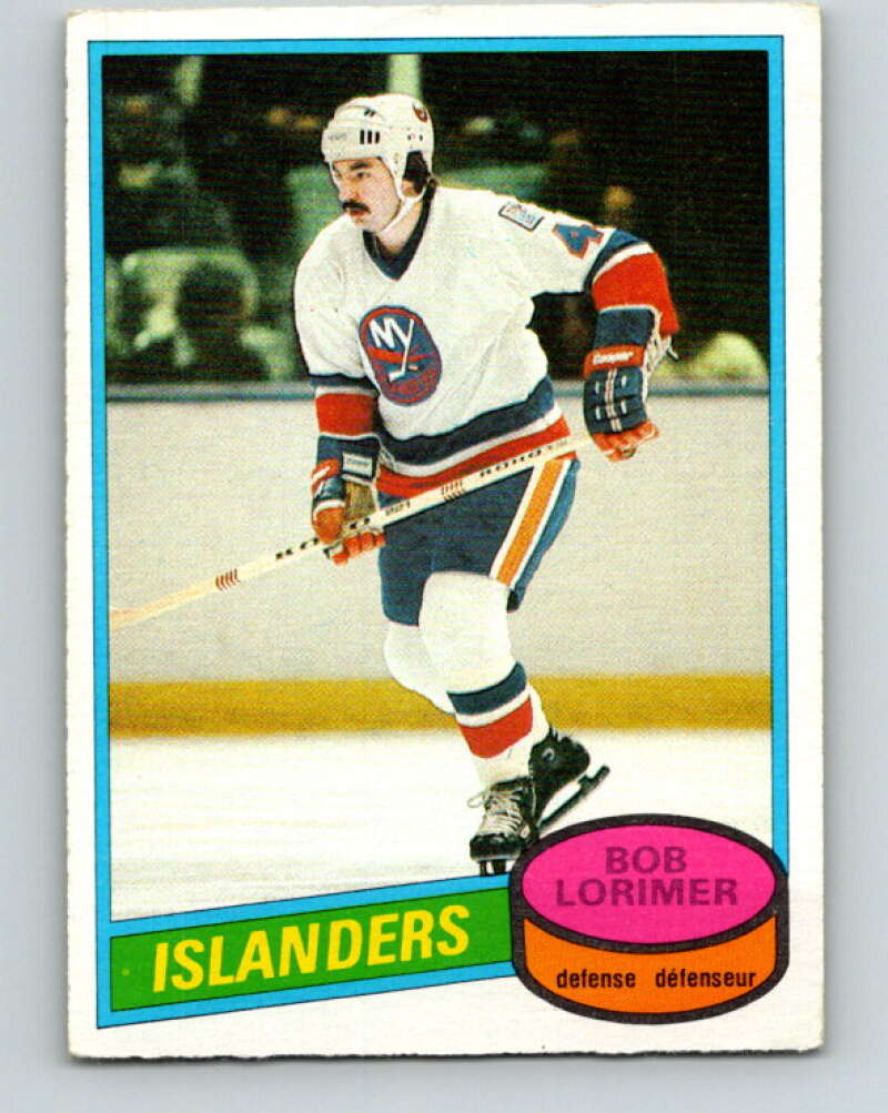 1980-81 O-Pee-Chee #138 Bob Lorimer New York Islanders V38408