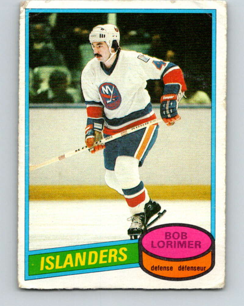 1980-81 O-Pee-Chee #138 Bob Lorimer New York Islanders V38410