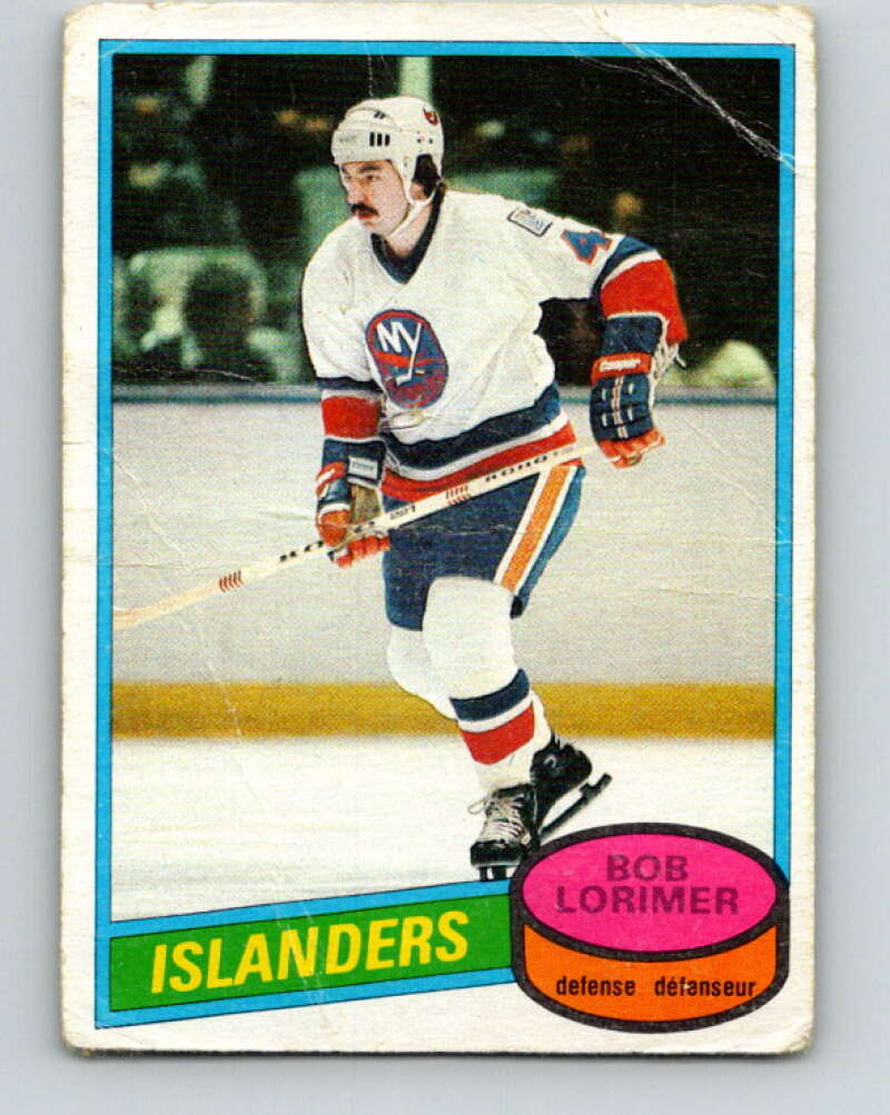 1980-81 O-Pee-Chee #138 Bob Lorimer New York Islanders V38411