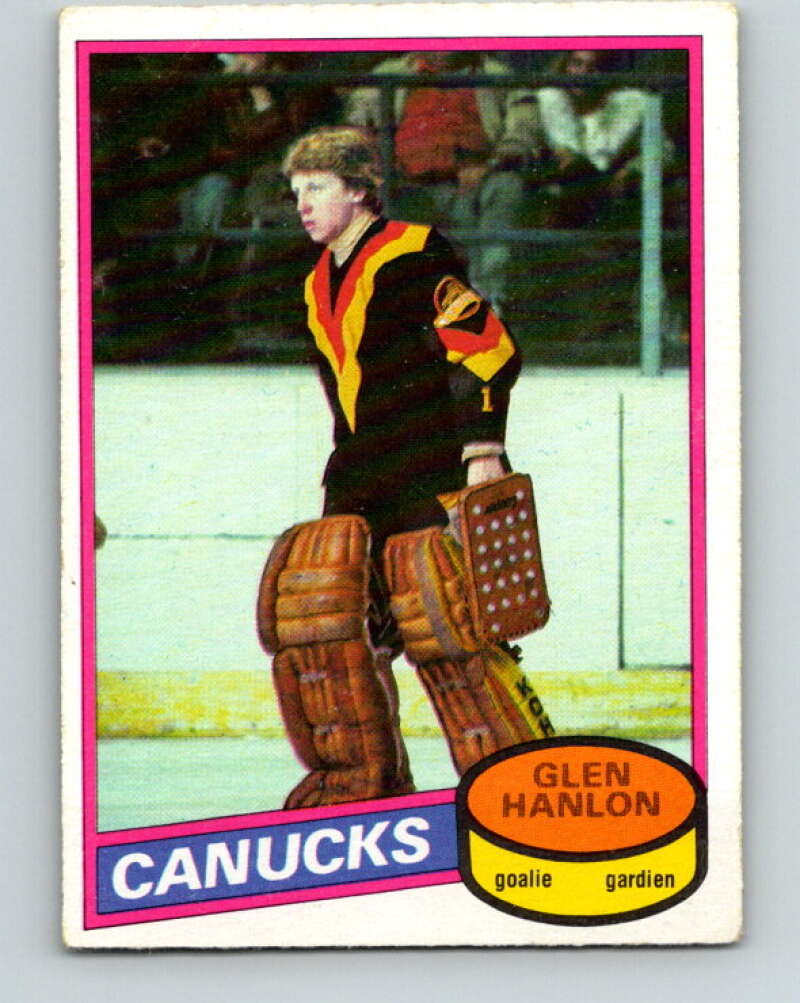 1980-81 O-Pee-Chee #141 Glen Hanlon Vancouver Canucks V38430