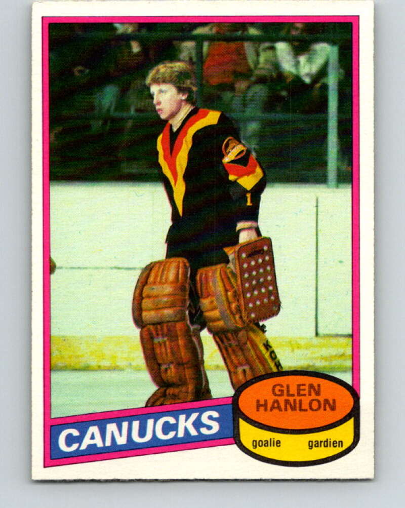 1980-81 O-Pee-Chee #141 Glen Hanlon Vancouver Canucks V38431