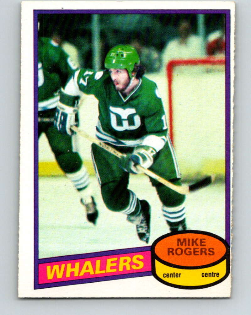 1980-81 O-Pee-Chee #143 Mike Rogers Hartford Whalers V38458