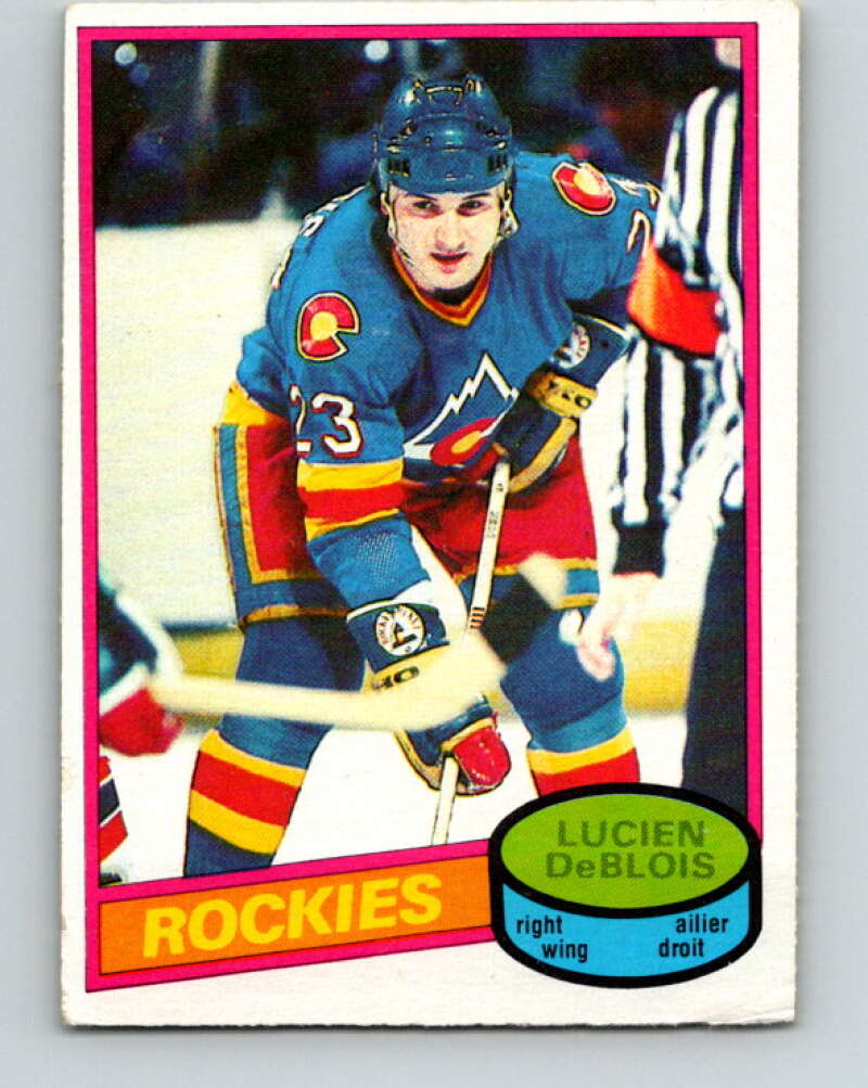 1980-81 O-Pee-Chee #146 Lucien DeBlois Colorado Rockies V38487